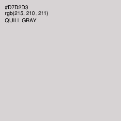 #D7D2D3 - Quill Gray Color Image